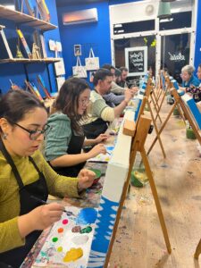 Lienzo Primavera | Experiencia Salú Pintura y Vino Vie 29/05/2026 18:30 a 20:30